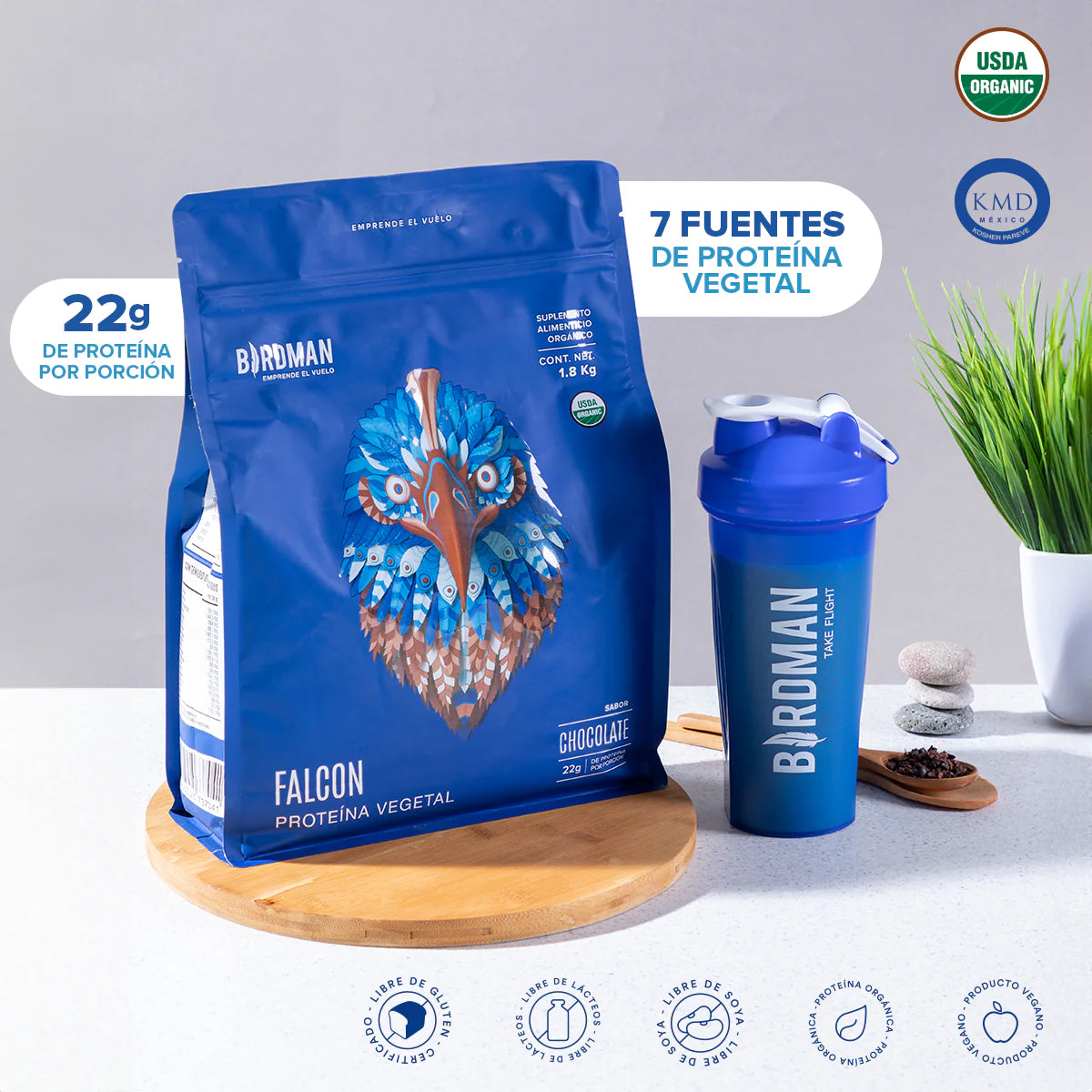 Falcon Protein 1.8 kg (60 servicios)