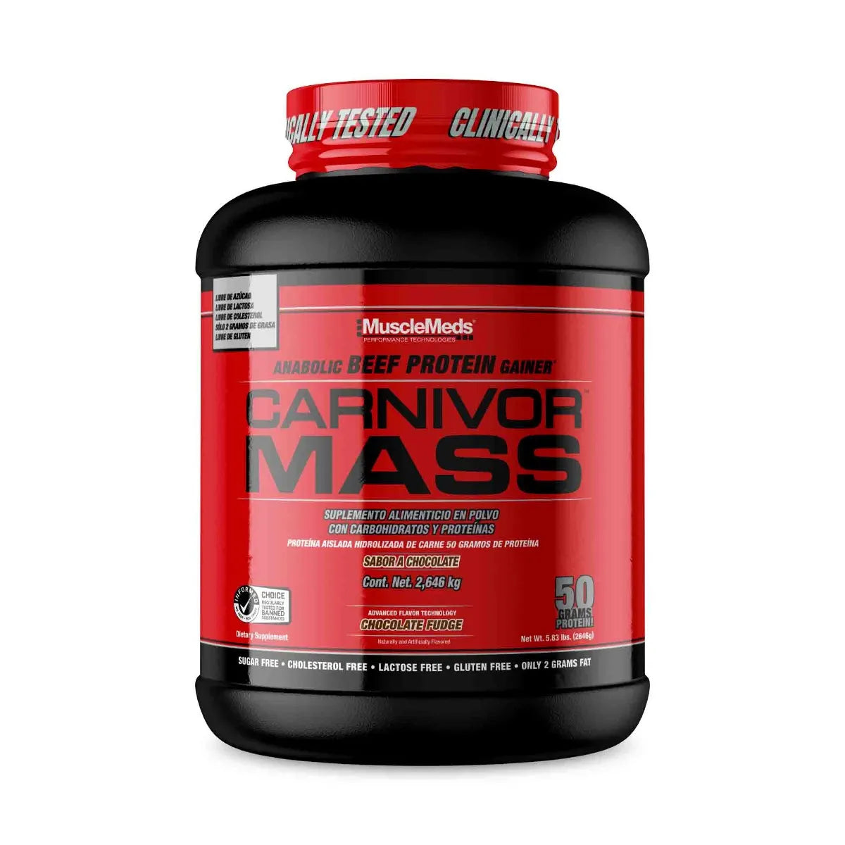 MuscleMeds Carnivor Mass 5.7 lbs – Chocolate Fudge