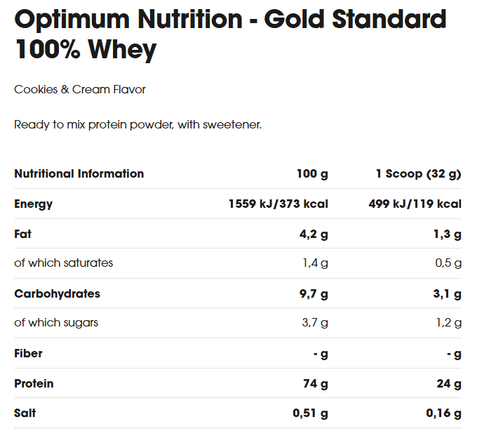 Creatina 450g + Proteina ON 5lbs